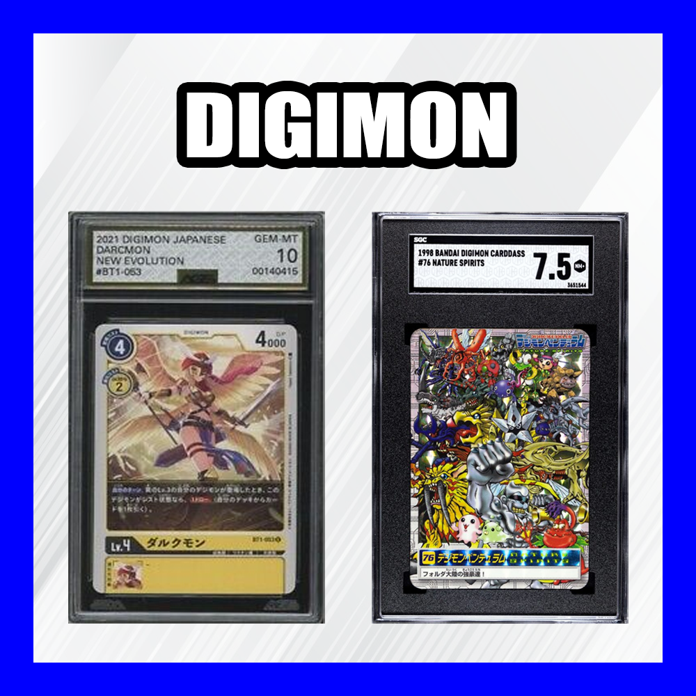 Graded Digimon Cards