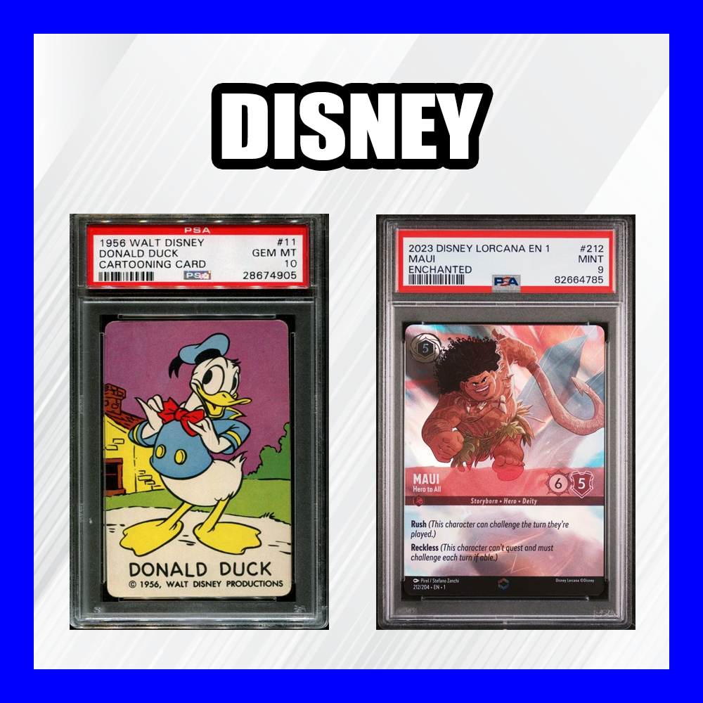 Graded Disney Cards