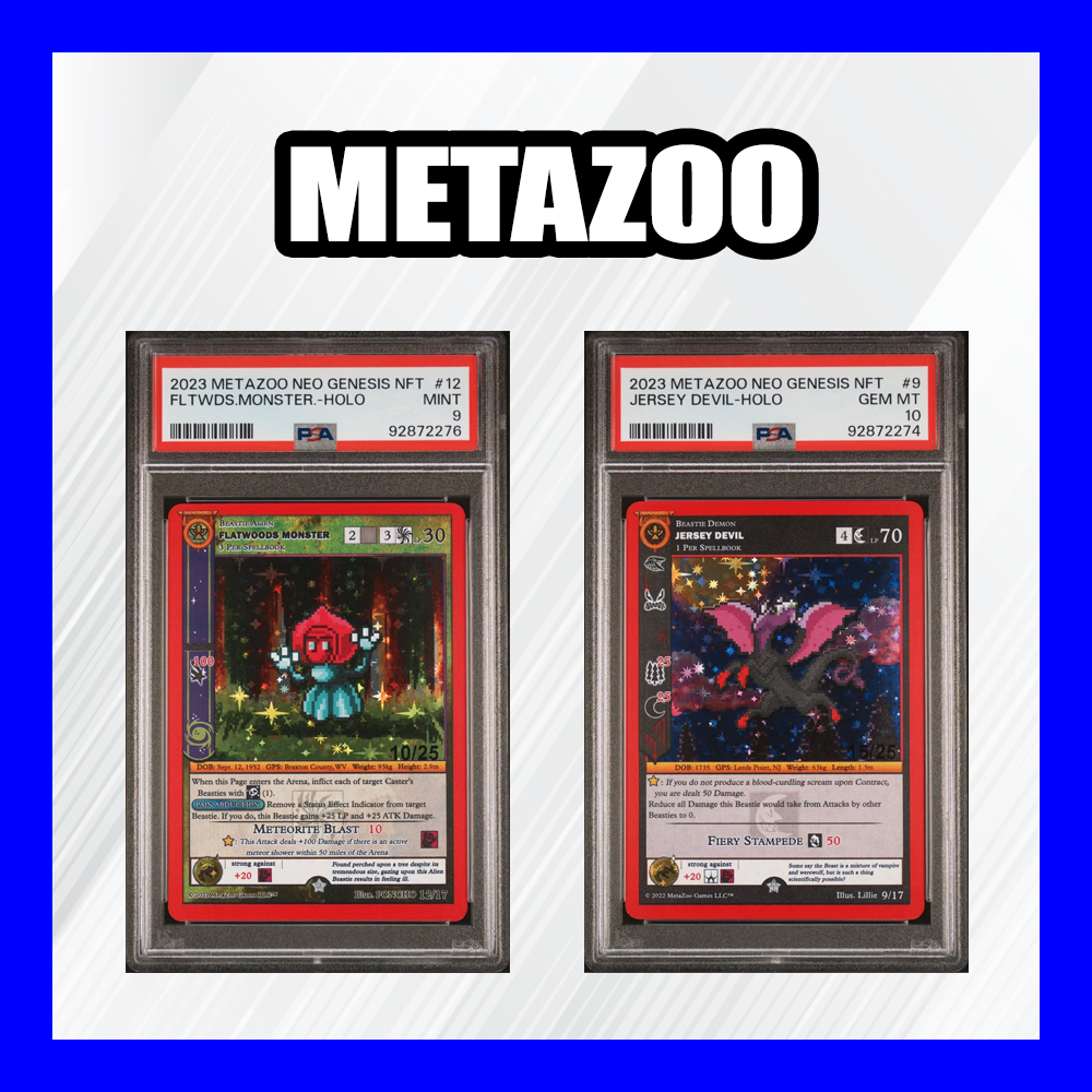 Graded MetaZoo Cards