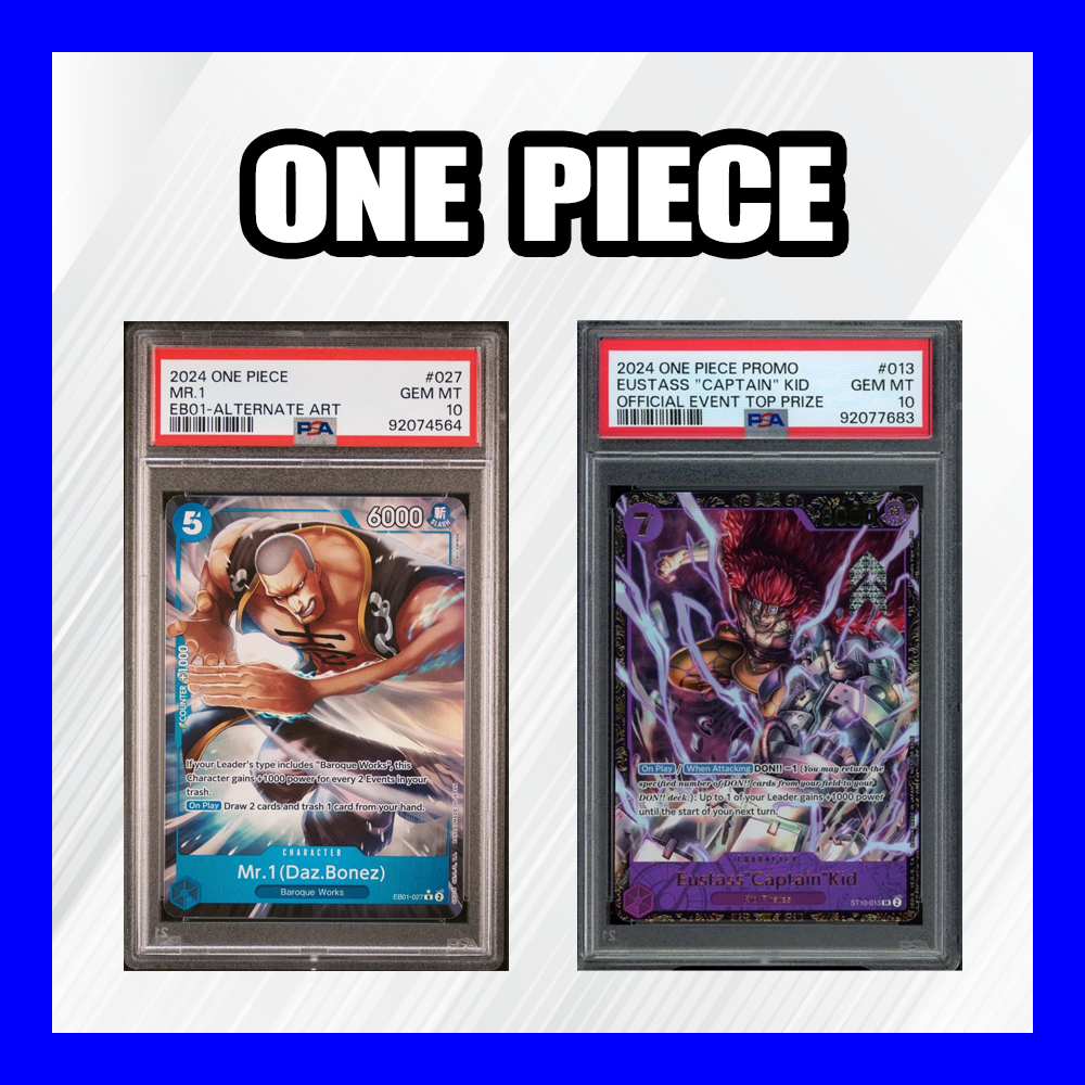 Graded One Piece Cards