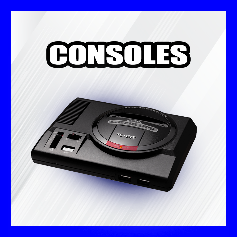 SEGA Genesis 1, 2, 3 & Mega Drive Consoles