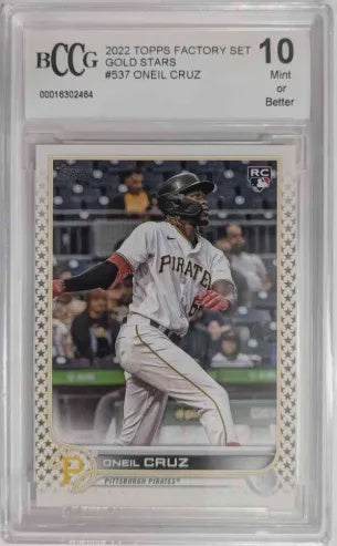 BCCG 10 - 2022 Topps factory Set - Gold Stars - #537 Oniel Cruz [#0016302464]