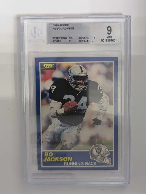 BGS 9 - 1989 Score - #2 Bo Jackson [0016894601]