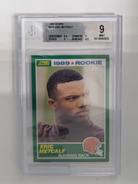 BGS 9 - 1989 Score - #259 Eric Metcalf [0016894609]