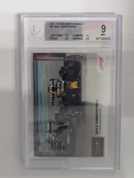 BGS 9 - 2021 Topps Now Formula 1 - #81 Max Verstappen [0017003376]