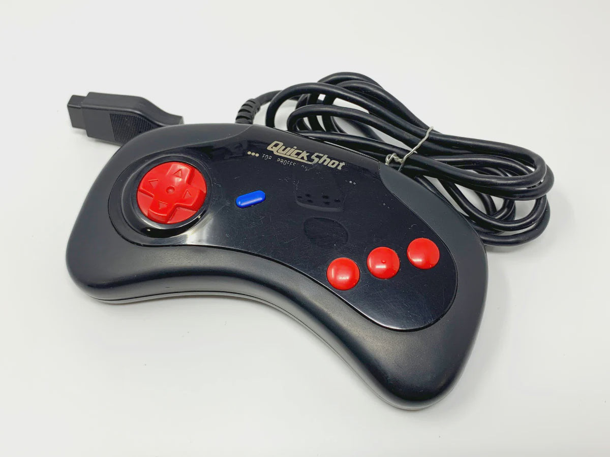 3rd Party Sega Genesis Controller Black (Quick Shot)