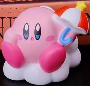 Kirby On Clouds Holding an Umbrella Bath Toy