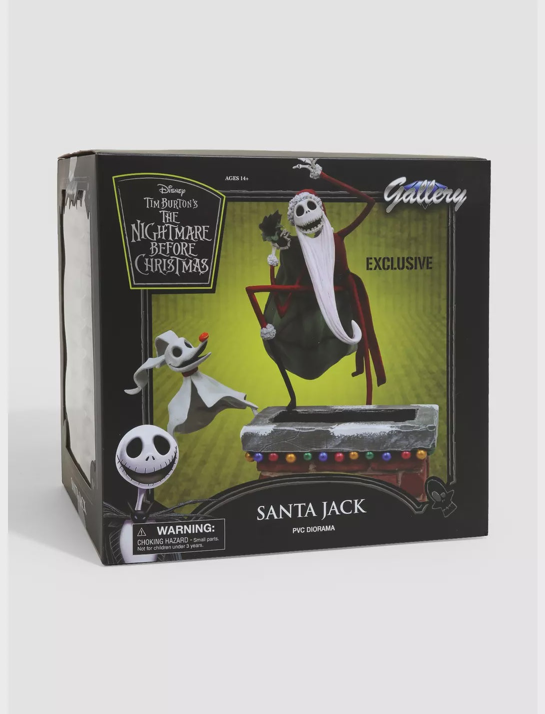 The Nightmare Before Christmas Santa Jack & Skeleton Reindeer PVC Figure