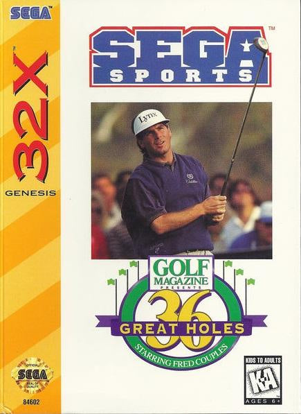 36 Great Holes Starring Fred Couples - SEGA 32X