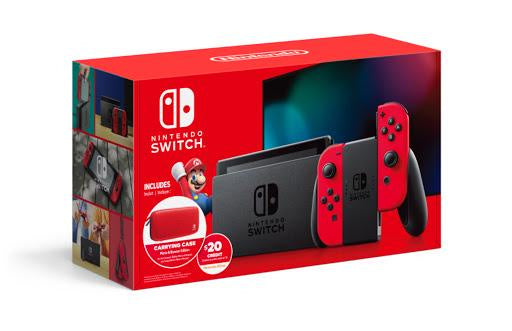 Nintendo Switch Console - Mario Red Joycons