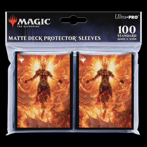 March of the Machine - Chandra, Hope’s Beacon - Standard Deck Protector Sleeves (100ct) for Magic: The Gathering