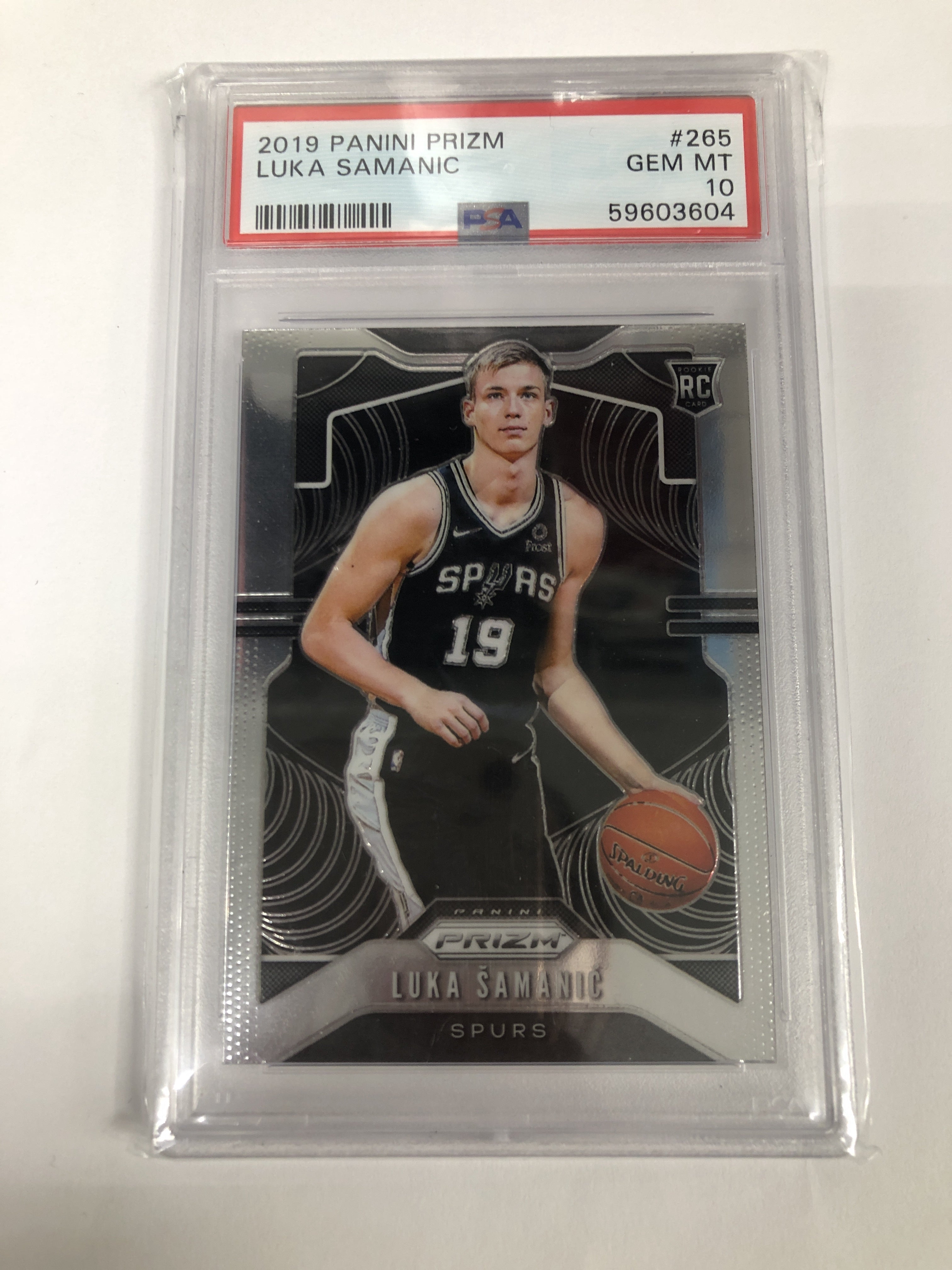 PSA 10 - 2019 Panini Prizm - #265 Luka Samanic [59603604]