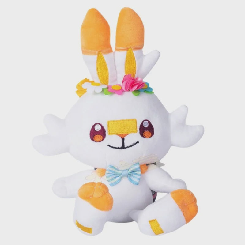 Scorbunny With Flower Wreath Plush