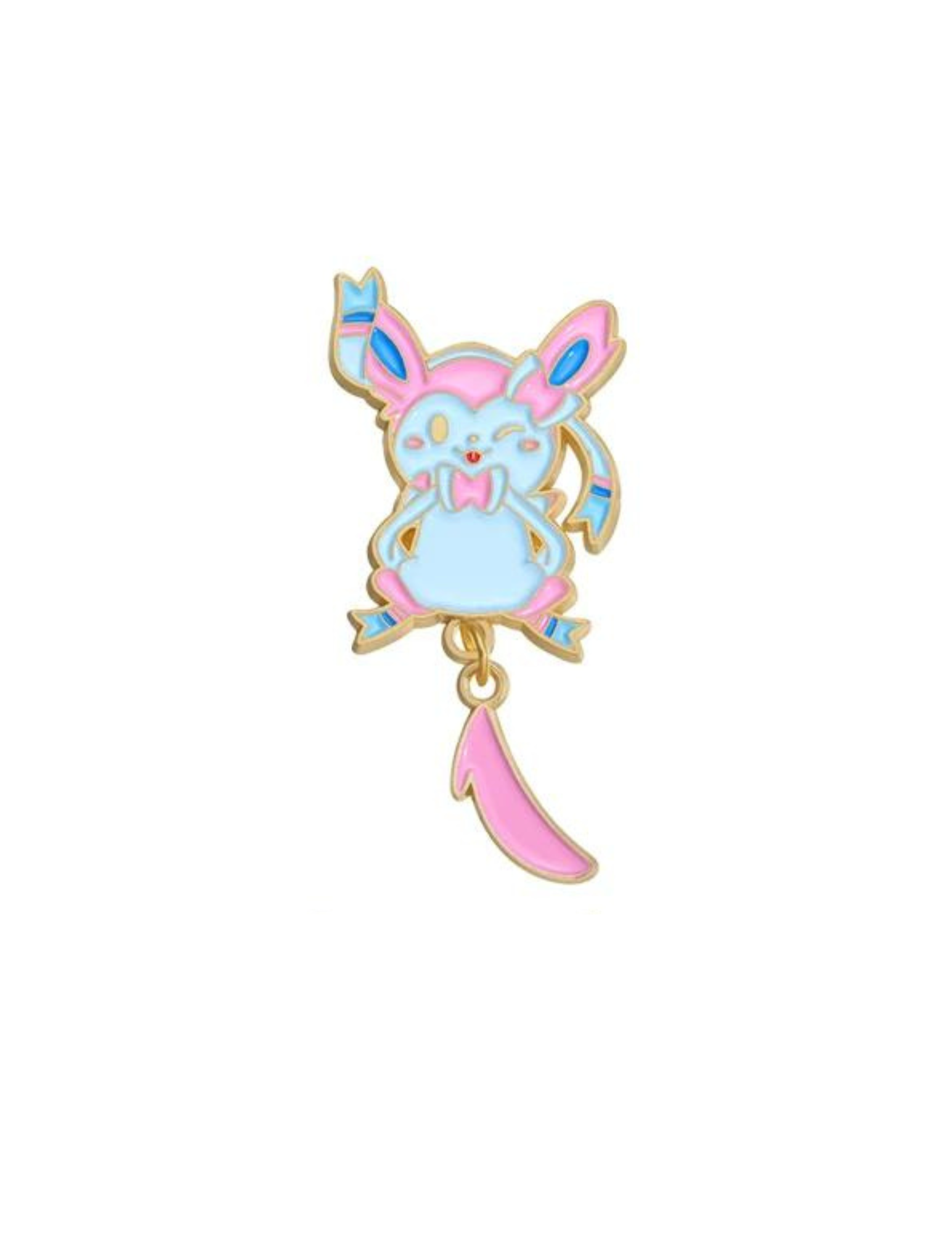 Sylveon Hanging Tail Enamel Pin