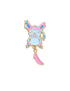 Sylveon Hanging Tail Enamel Pin