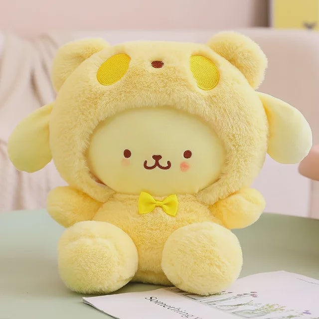 Pompompurin in Yellow Bear Costume Plush