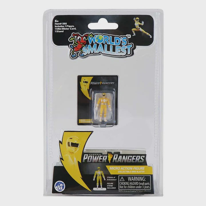 Micro Action Figures - Saban's Power Rangers (Yellow Power Ranger)