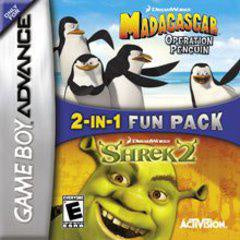 Shrek 2 and Madagascar Operation Penguin - Game Boy Advance