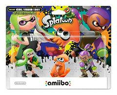 Splatoon Girl/Boy/Squid Triple Pack Amiibo