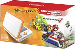 White & Orange New Nintendo 2DS XL Console - Mario Kart Digital Bundle