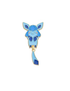 Glaceon Hanging Tail Enamel Pin