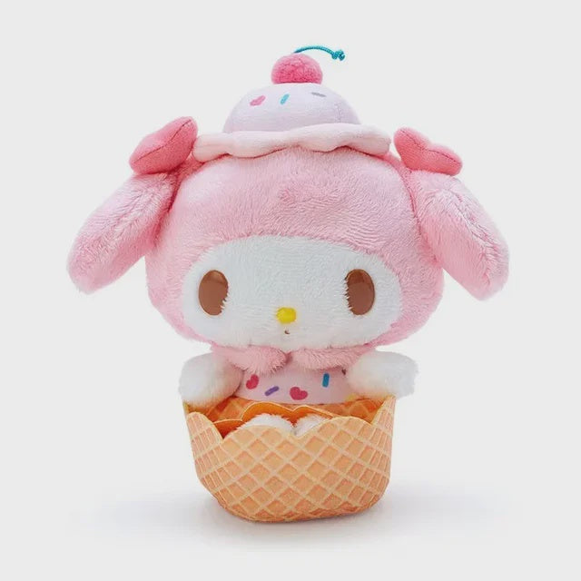 My Melody Cupcake Plush Keychain