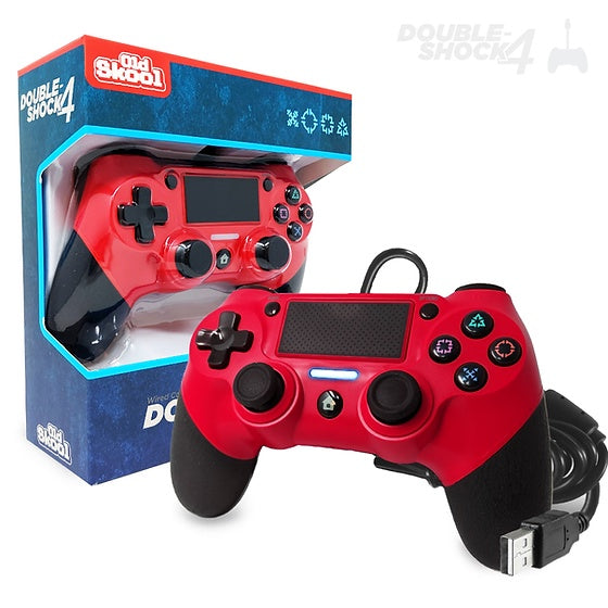 3rd Party Wired PS4 Controller Red