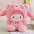 My Melody in Pink Bear Costume Plush