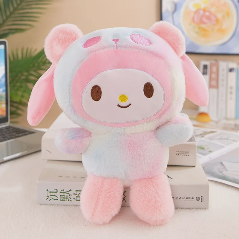 My Melody Without Wiskers in Tie Die Costume Plush