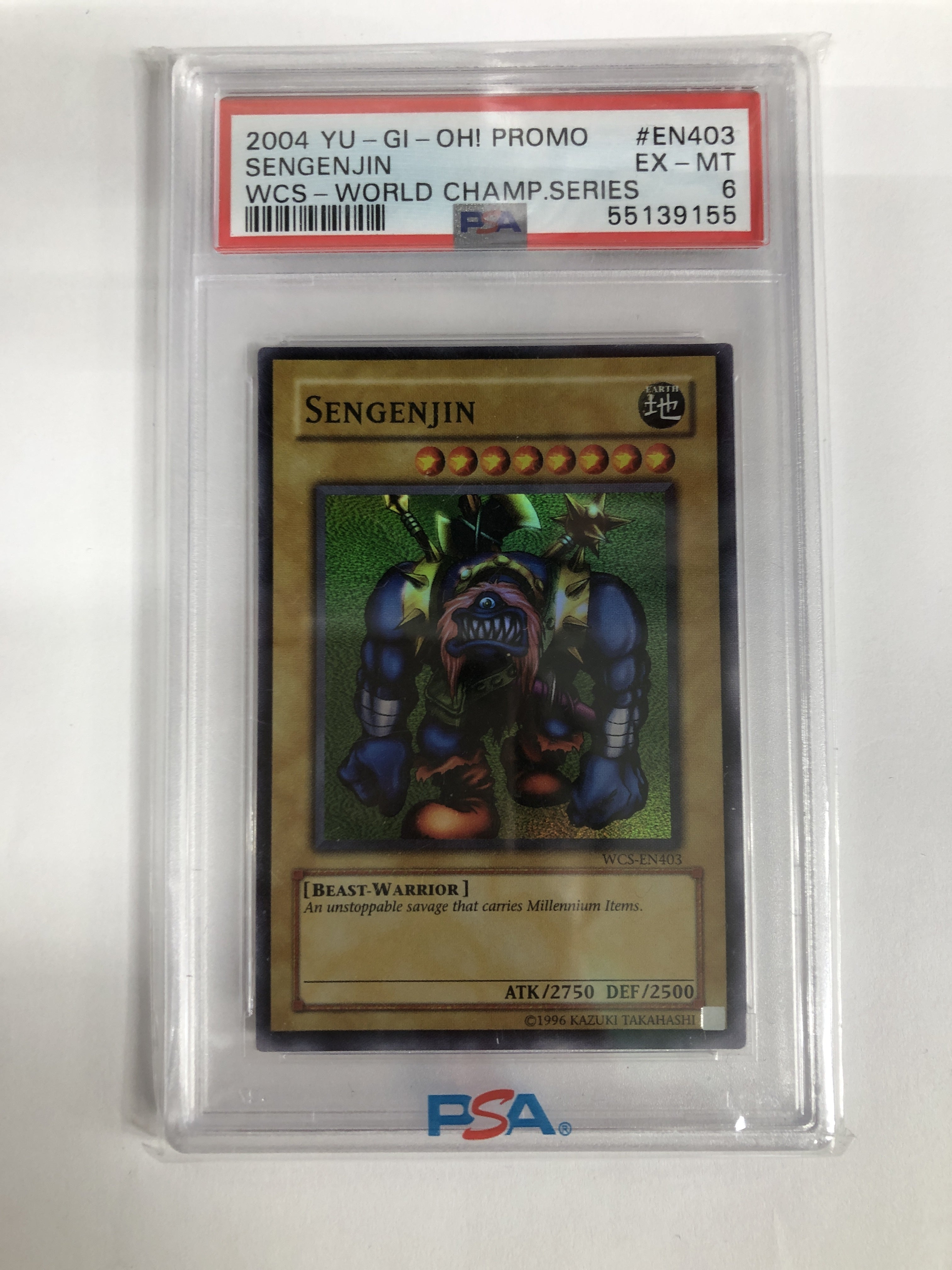 PSA 6 - 2004 Yu-Gi-Oh! Promo #EN403 - Sengenjin - WCS - World Champ.Series [55139155]