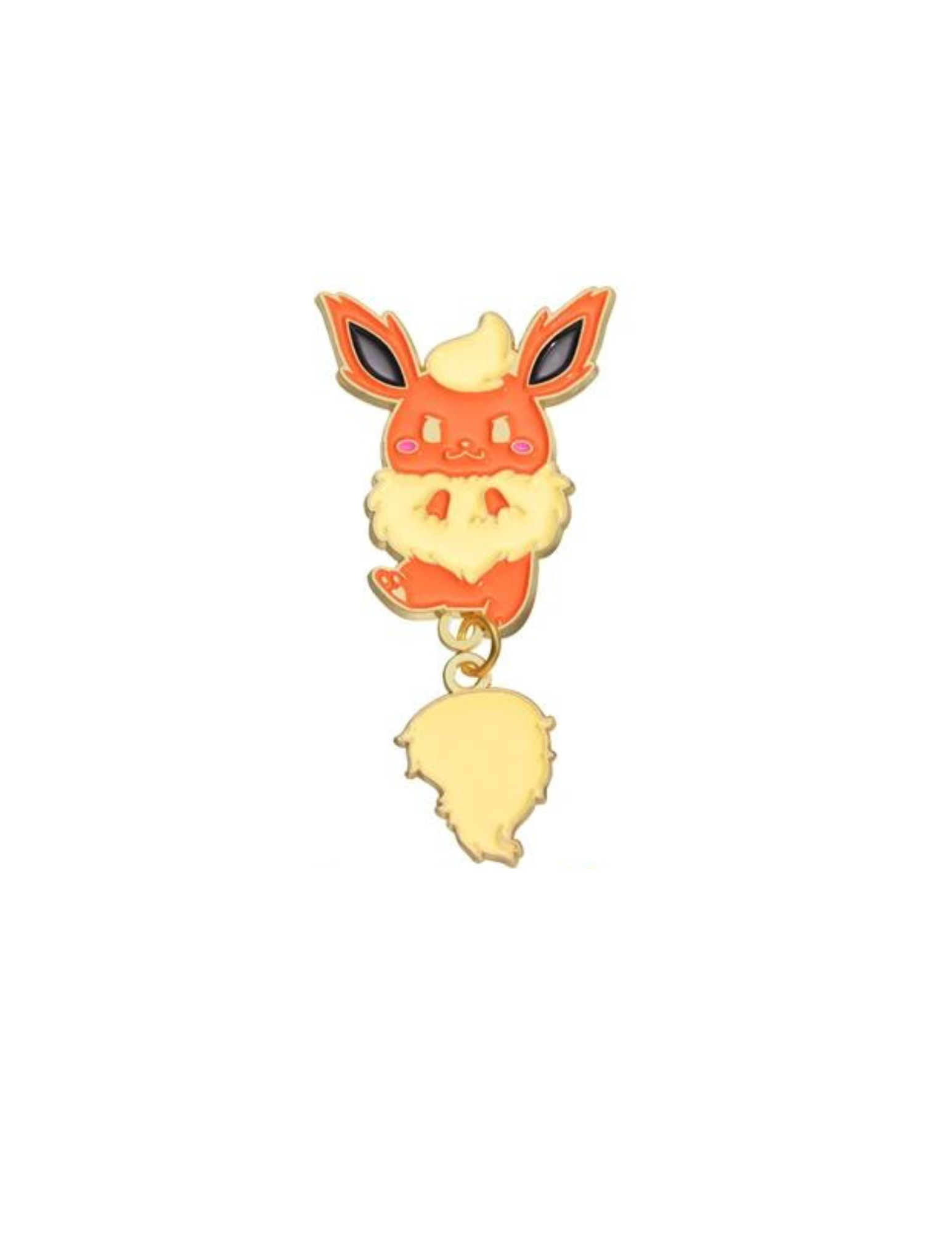 Flareon Hanging Tail Enamel Pin