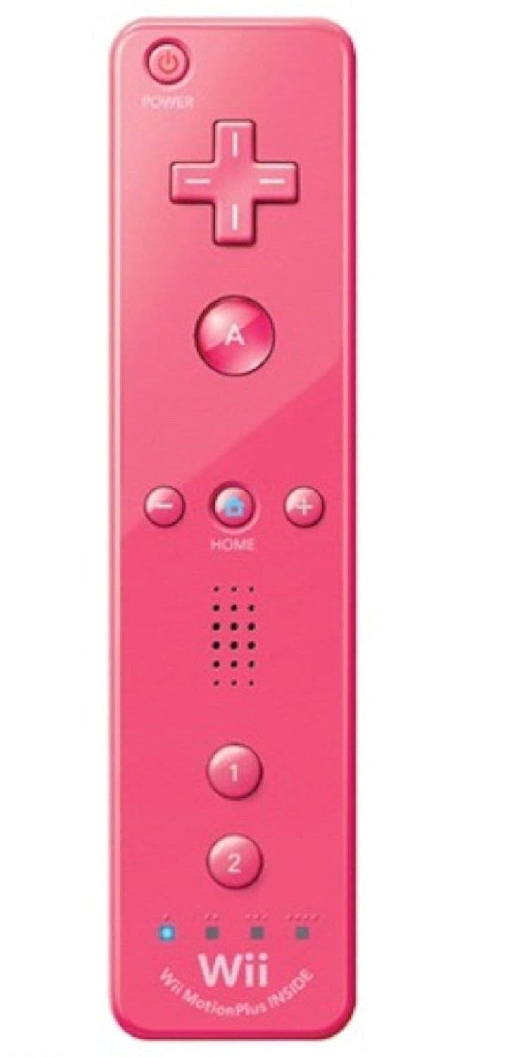 Pink Wii Remote with Motion Plus