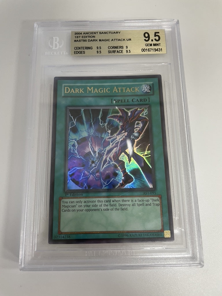 BGS - 9.5 2004 Ancient Sanctuary 1st Edition #AST95 Dark Magic Attack UR [0016719431]