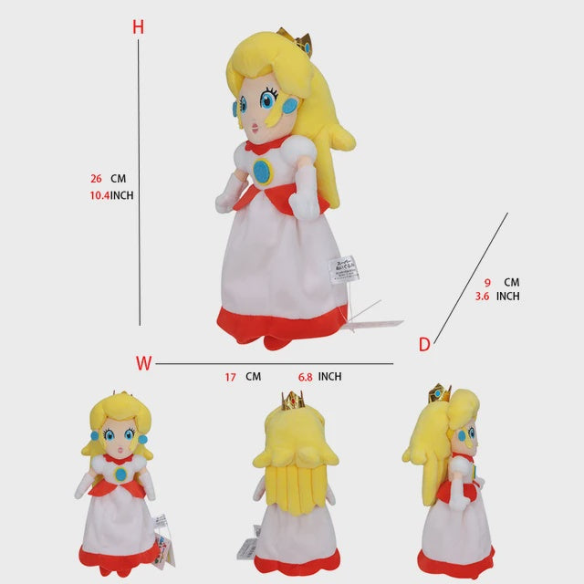 Princess Peach in a White Dress Plush