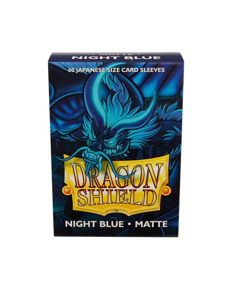 Dragon Shield - Matte Night Blue - Japanese Card Sleeves [60 Count]