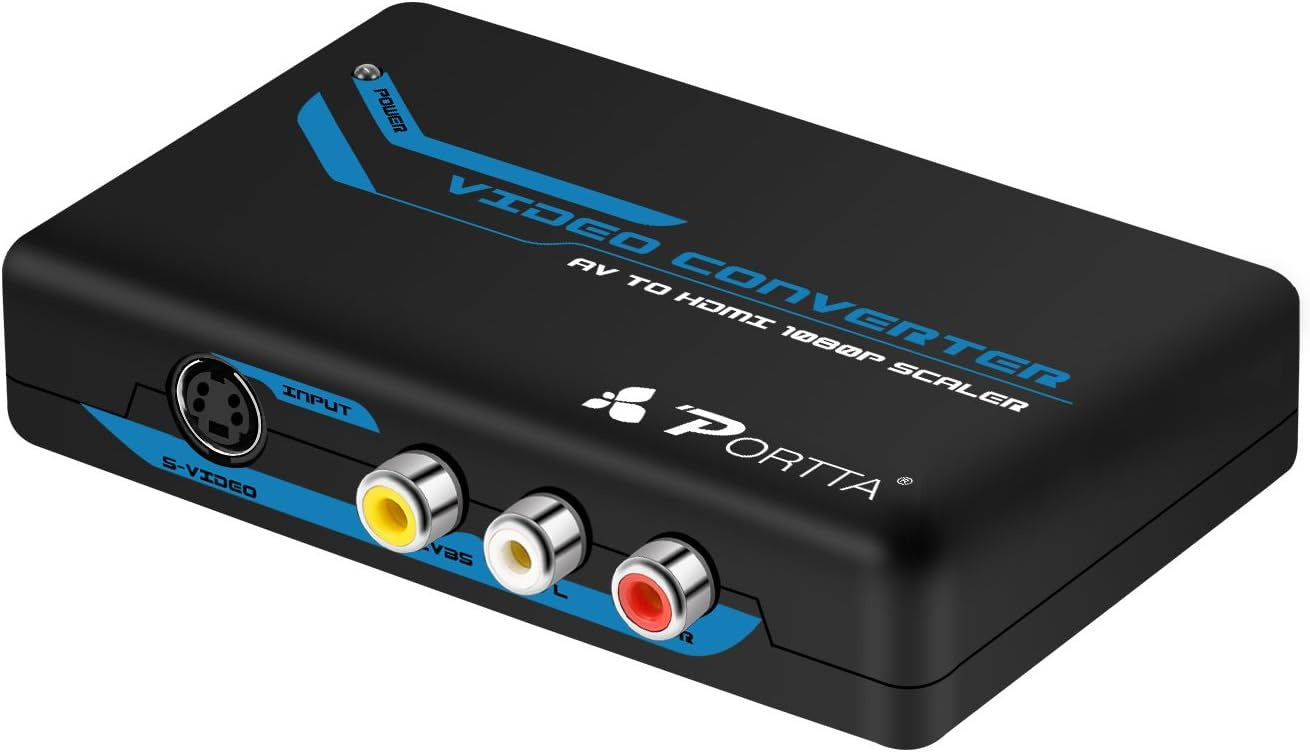 Portta Petcshp Composite AV to HDMI Converter