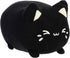 Aurora - Tasty Peach - Meowchi Face Plush - 10" Black Sesame Stuffed Animal