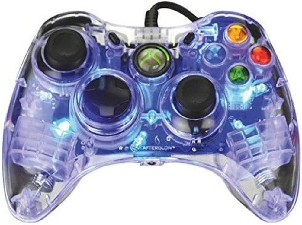 3rd party - Clear Wired Xbox 360 controller