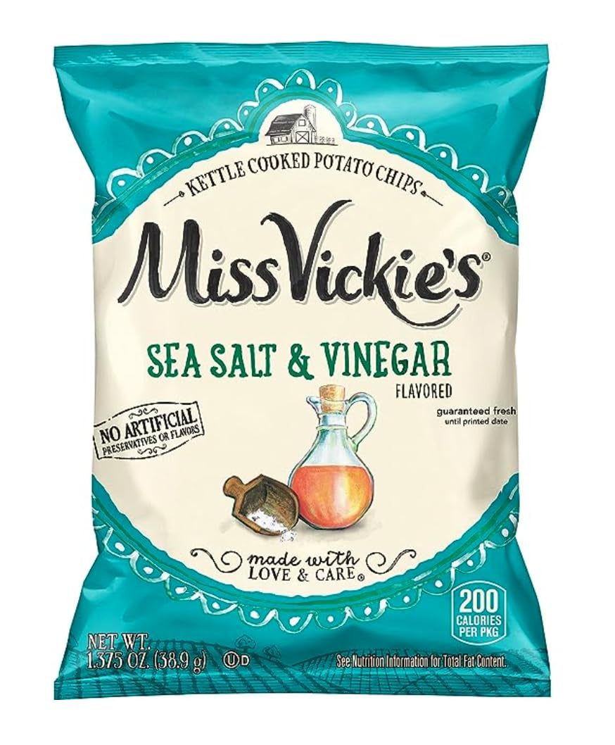 Miss Vickie's Sea Salt & Vinegar Kettle Cooked Potato Chips