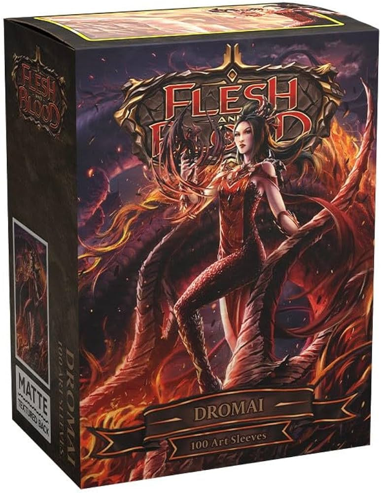 Dragon Shield - Flesh and Blood: Dromai - Standard Sized Card Sleeves [100 Count]