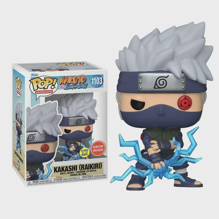 #1103 - Naruto Shippuden - Kakashi (Raikiri) [Gamestop Exclusive] - Funko Pop