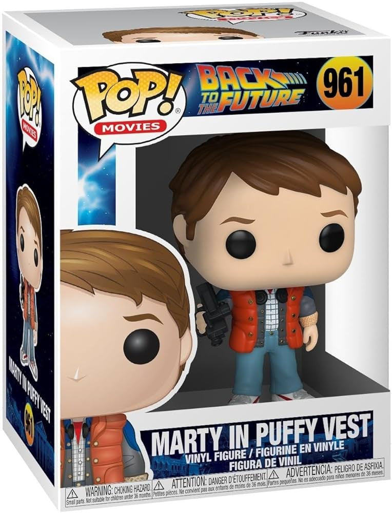 #961 - Back To The Future - Marty In Puffy Vest - Funko Pop