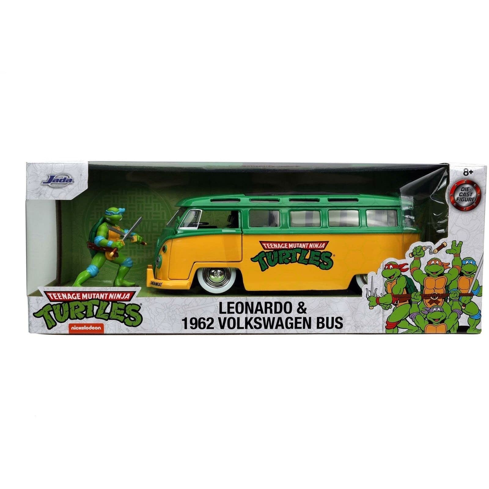 Teenage Mutant Ninja Turtles Leonardo & 1962 Volkswagen Bus