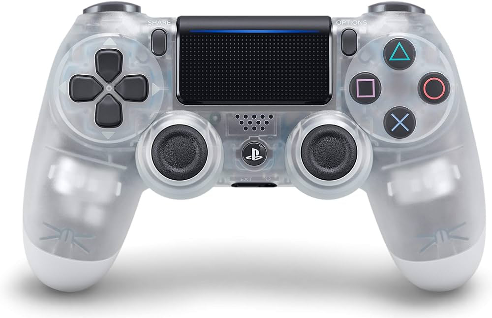 White Crystal DualShock 4 Playstation 4 Controller