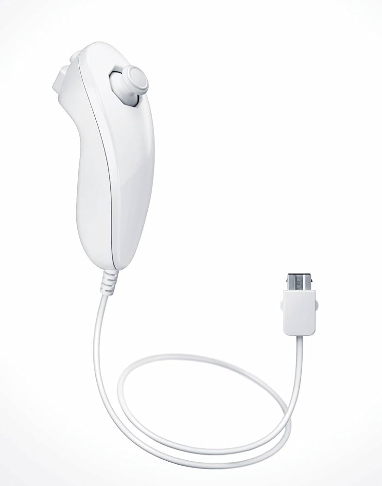 White Nintendo Wii Nunchuck