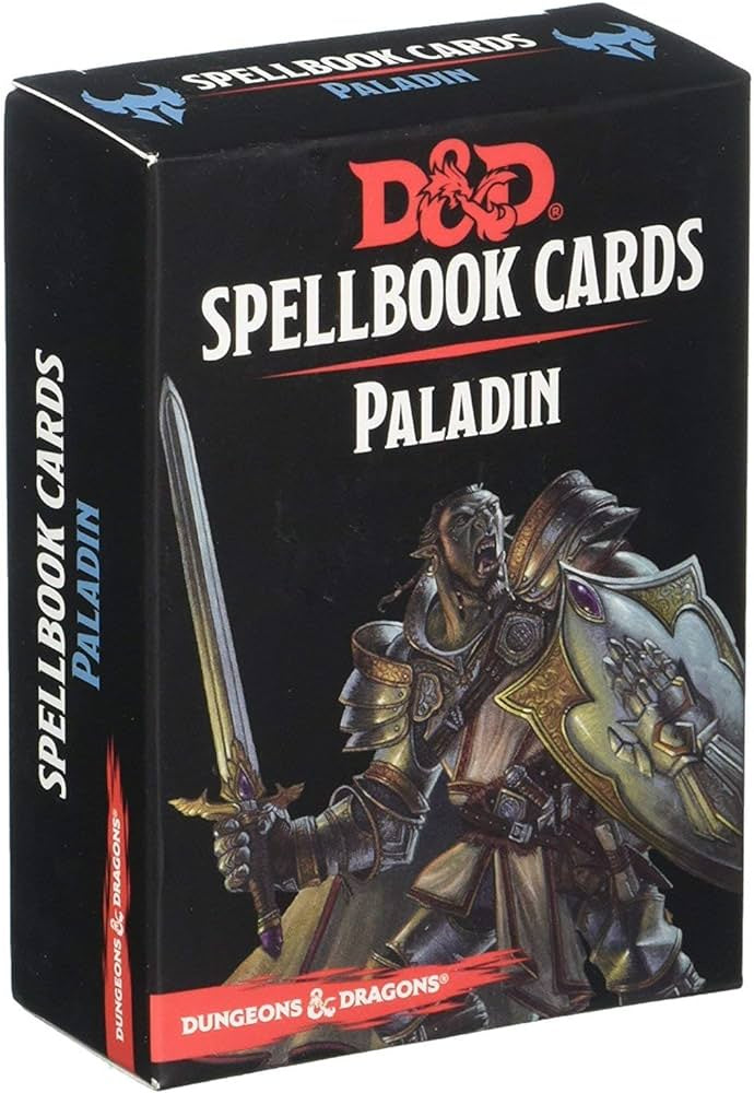 DND Spellbook Cards - Paladin