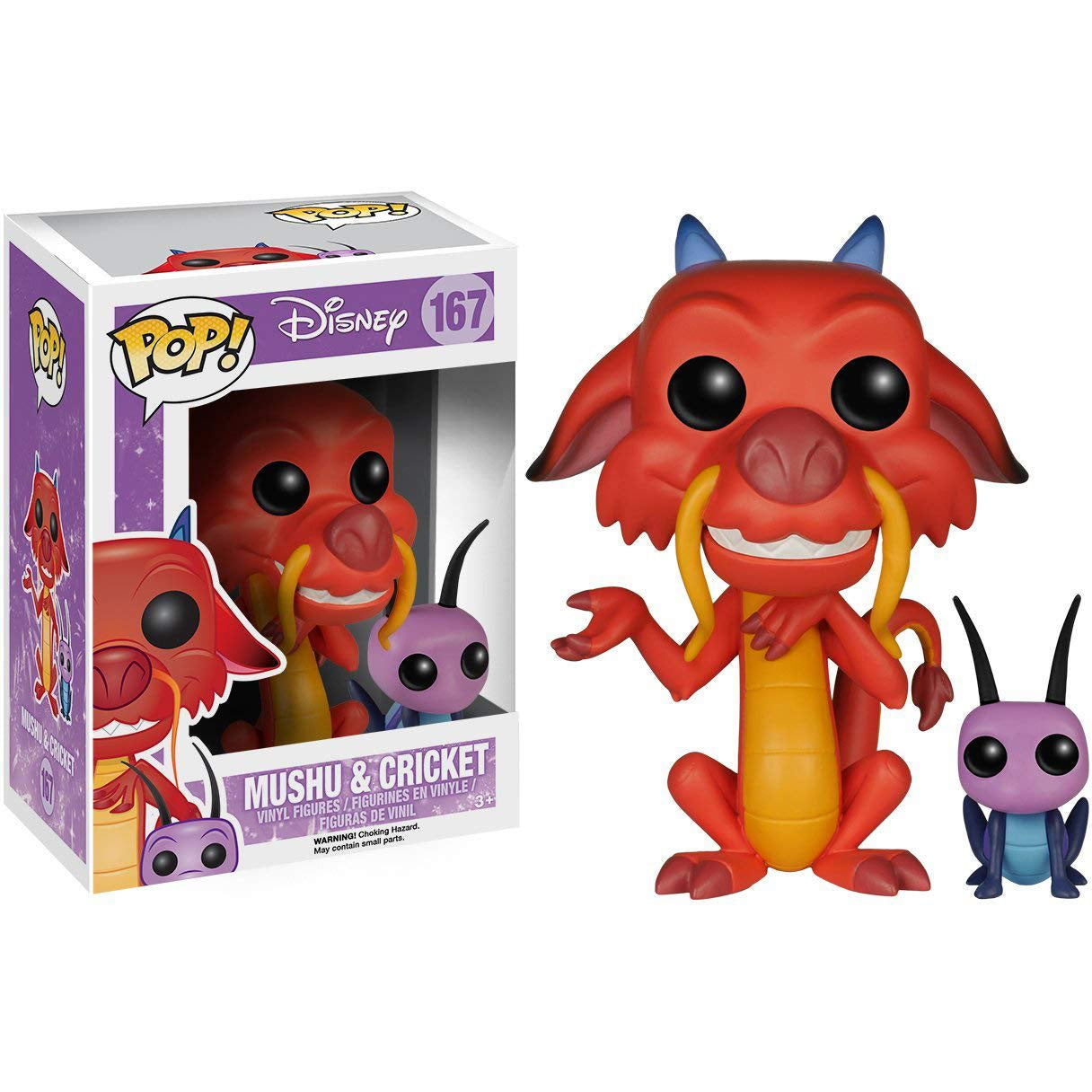 #167 Mushu & Cricket - Disney Mulan - Funko Pop!