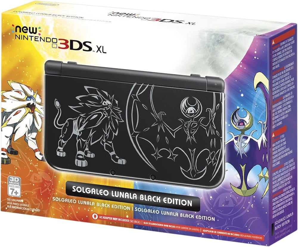 Solgaleo Lunala Black Edition | New 3DS XL