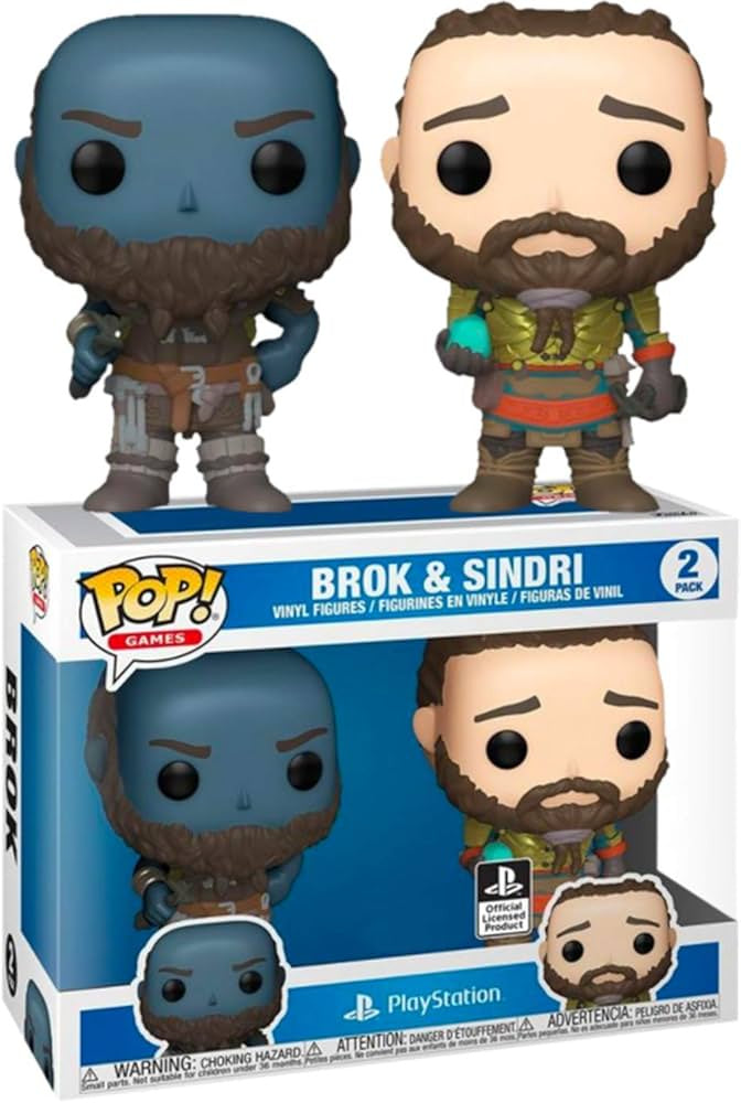 PlayStation - Brok & Sindri [Gamestop Exclusive] - Funko Pop 2 Pack