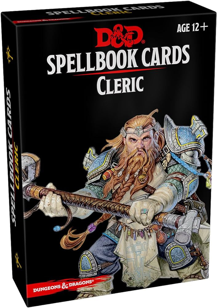 DND Spellbook Cards - Cleric